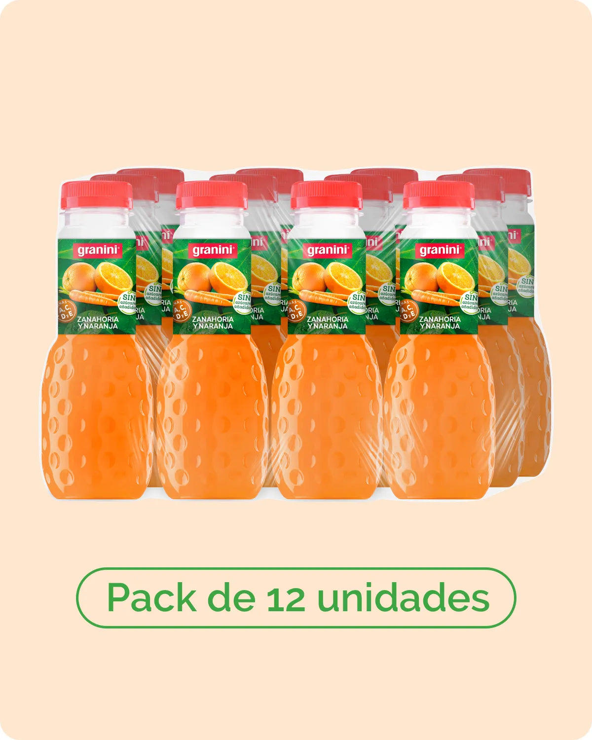 
                  
                    Zanahoria y naranja - Para llevar - Pack 12 (12x0,33L)
                  
                