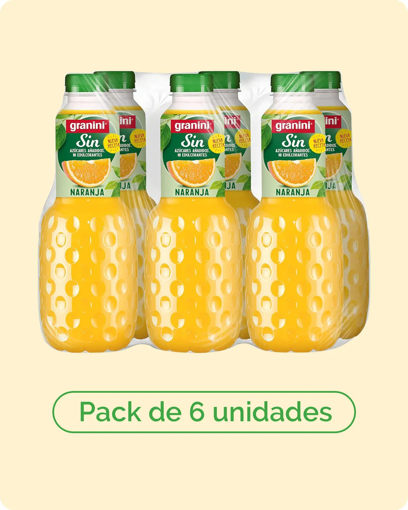 
                  
                    Naranja - SIN Azúcar - Pack de 6 (6x1L)
                  
                