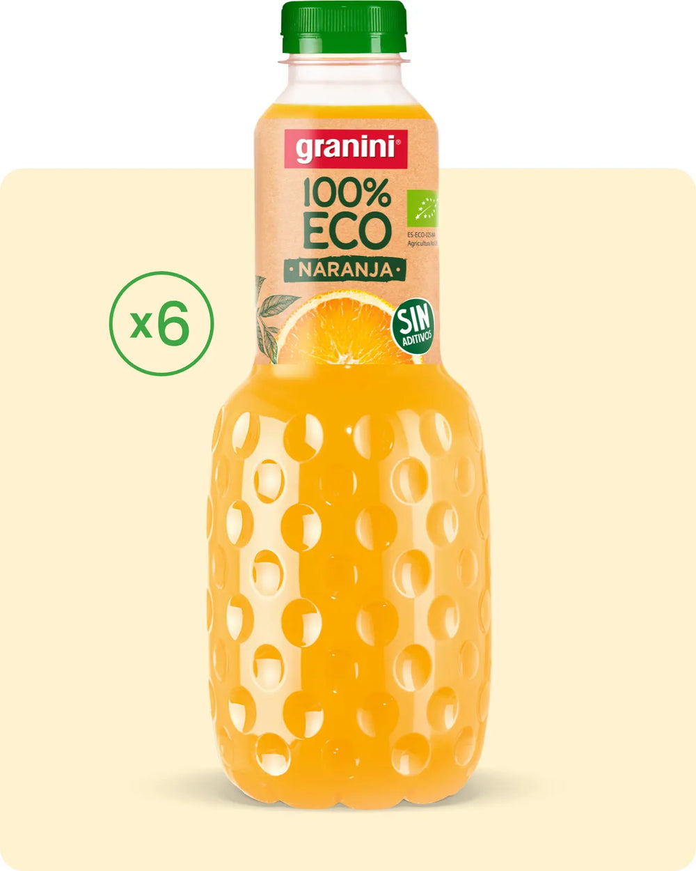 Naranja - 100% ECO - Pack 6 (6x1L)