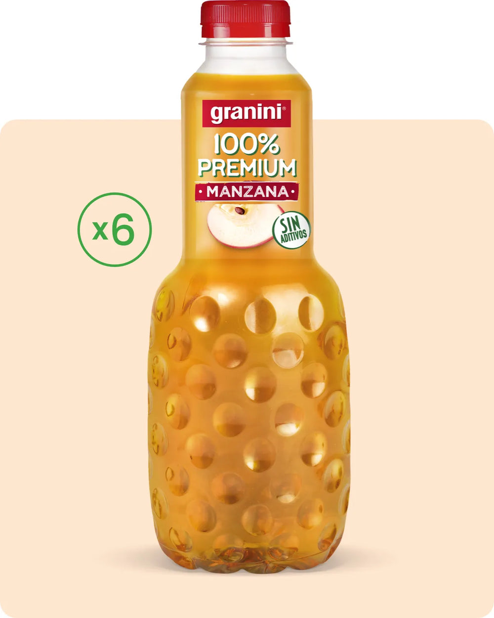 Manzana - 100% Premium - Pack 6 (6x1L)
