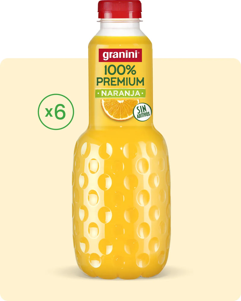 
                  
                    Naranja - 100% Premium - Pack 6 (6x1L)
                  
                