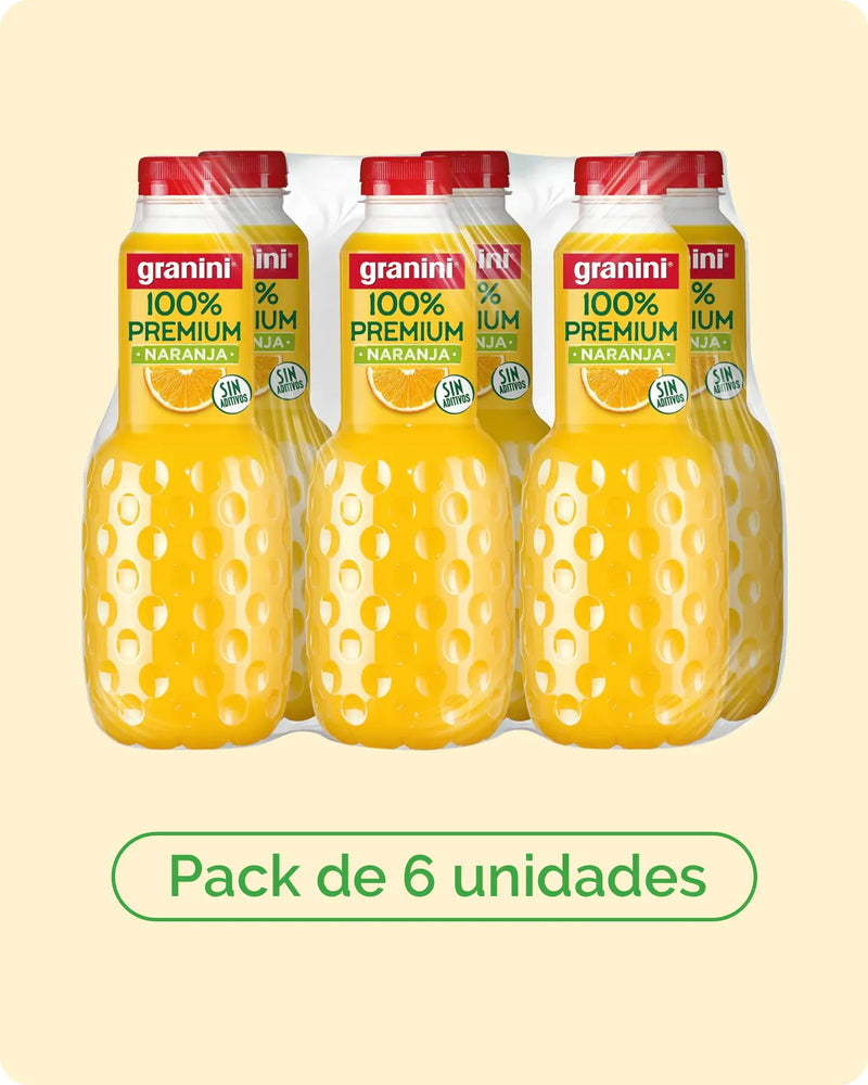 
                  
                    Naranja - 100% Premium - Pack 6 (6x1L)
                  
                