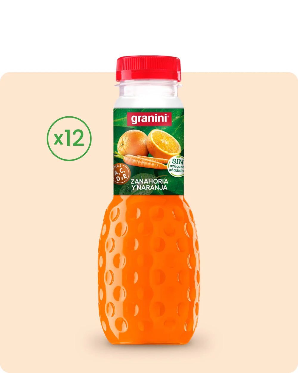Zanahoria y naranja - Para llevar - Pack 12 (12x0,33L)