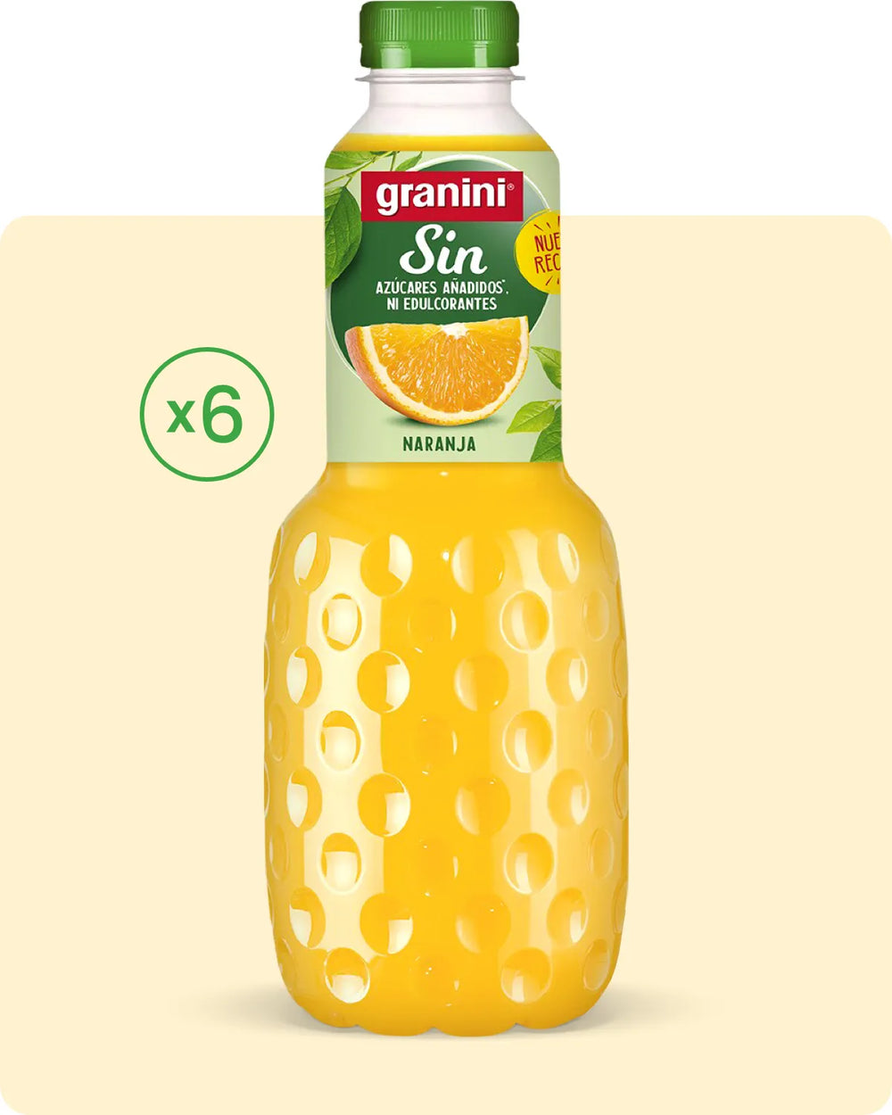 Naranja - SIN Azúcar - Pack de 6 (6x1L)