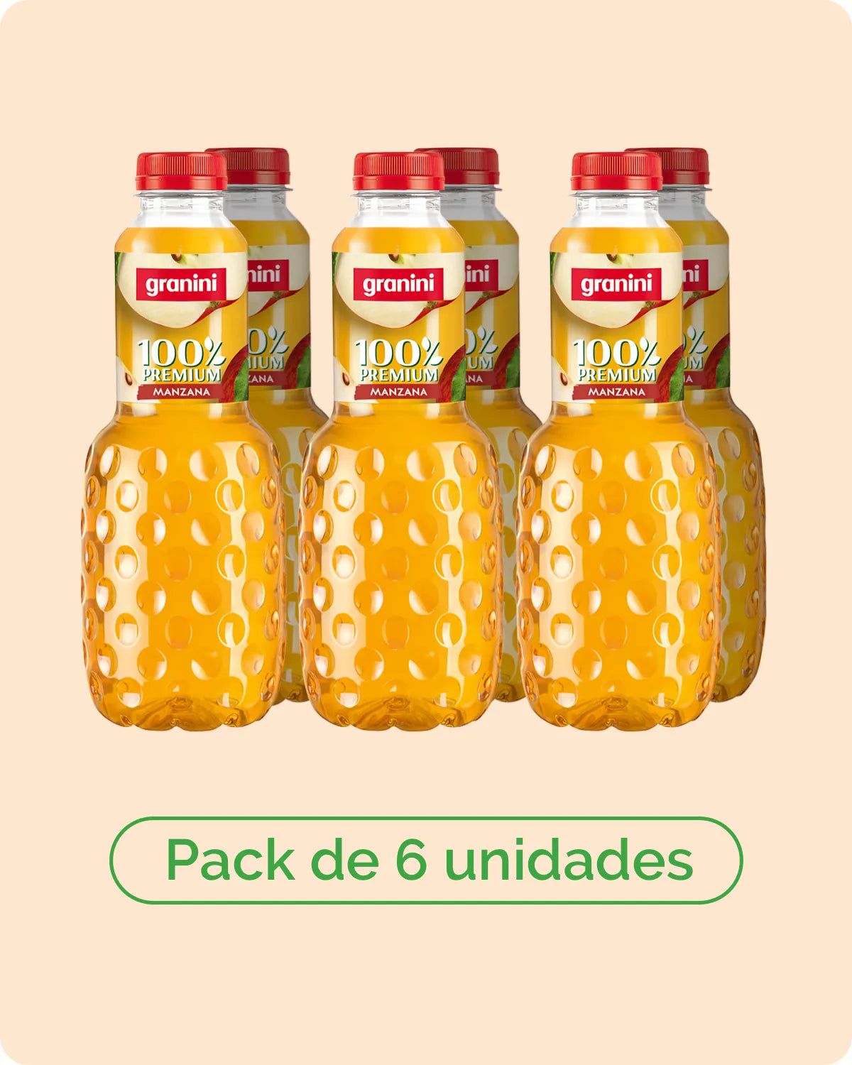 
                  
                    Manzana - 100% Premium - Pack 6 (6x1L)
                  
                