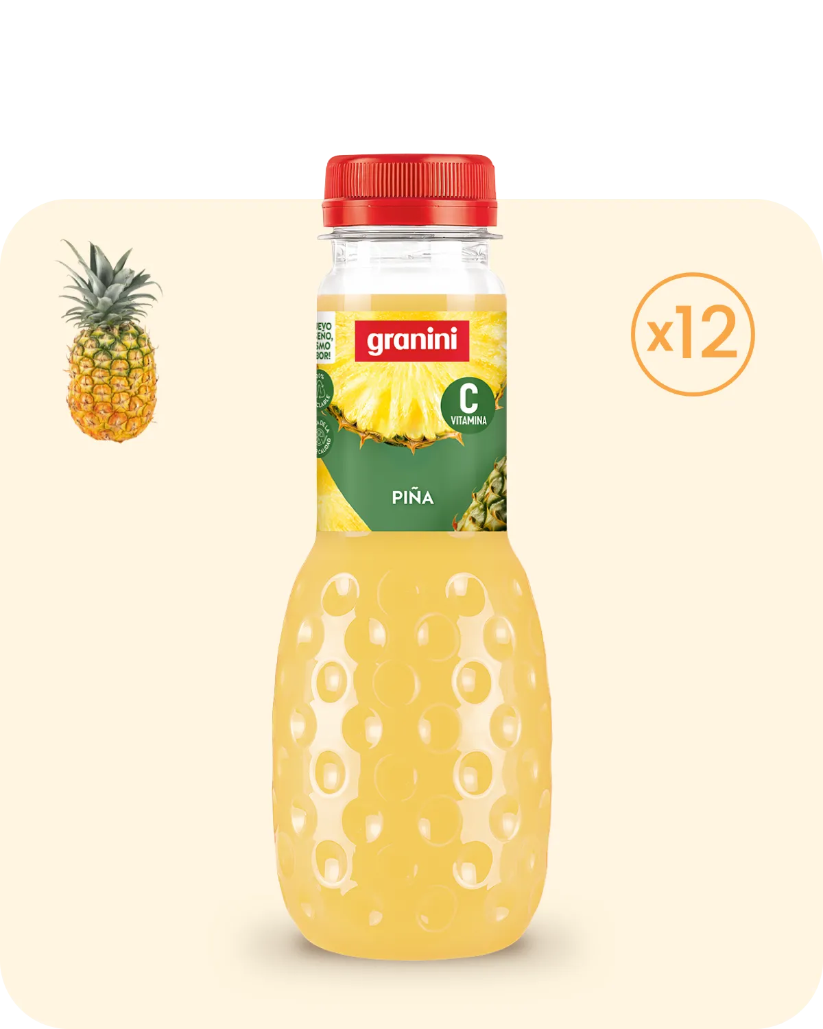 Piña - Para llevar - Pack 12 (12x0,33L) – granini