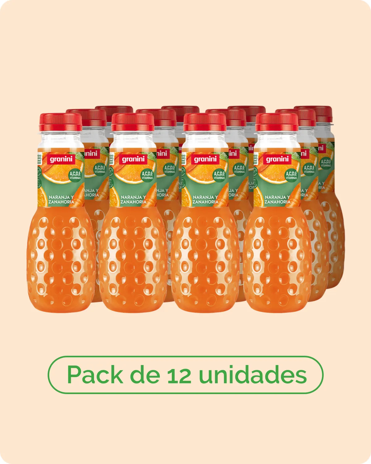 
                  
                    Zanahoria y naranja - Para llevar - Pack 12 (12x0,33L)
                  
                