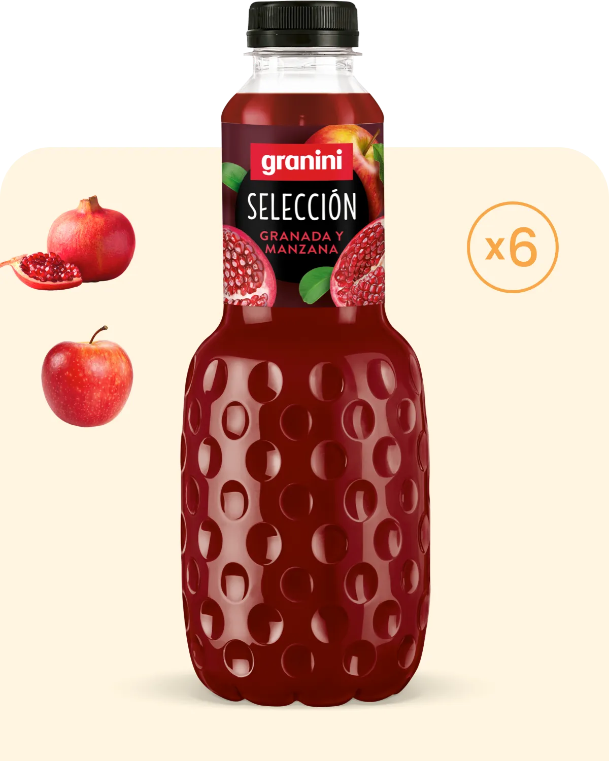
                  
                    Granada y manzana - Selección - Pack de 6 (6x1L)
                  
                