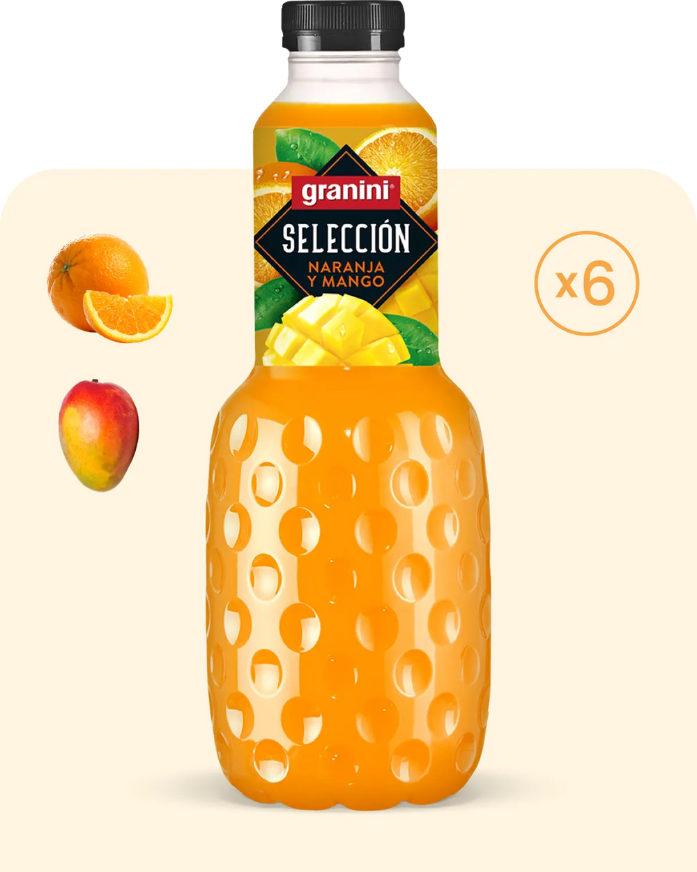 Naranja y Mango - Selección - Pack de 6 (6x1L)