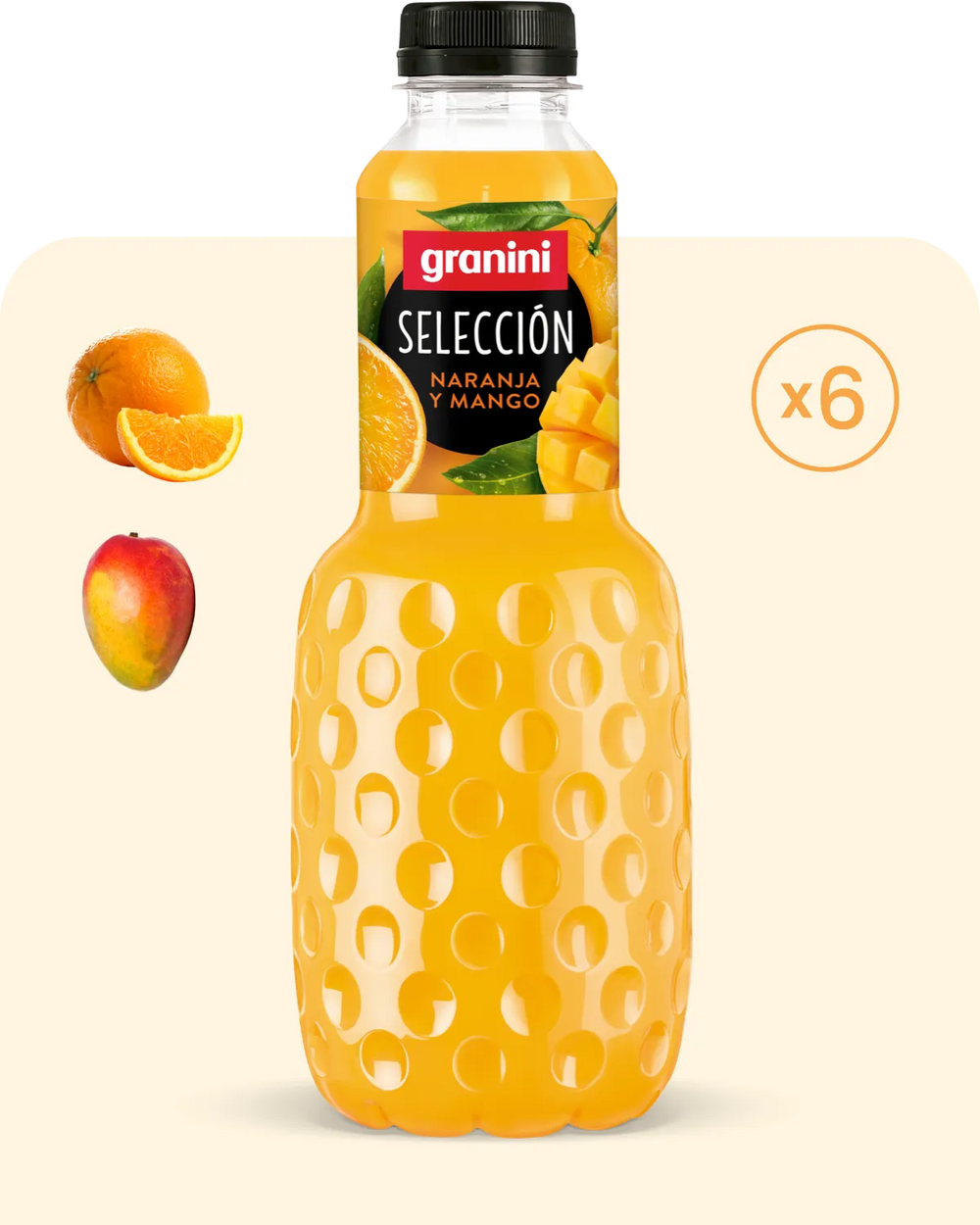 Naranja y Mango - Selección - Pack de 6 (6x1L)