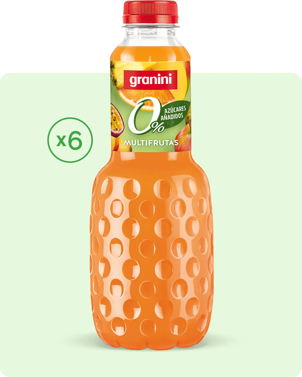 Multifrutas - Clásicos 0% - Sin Azúcar - Pack 6 (6x1L)