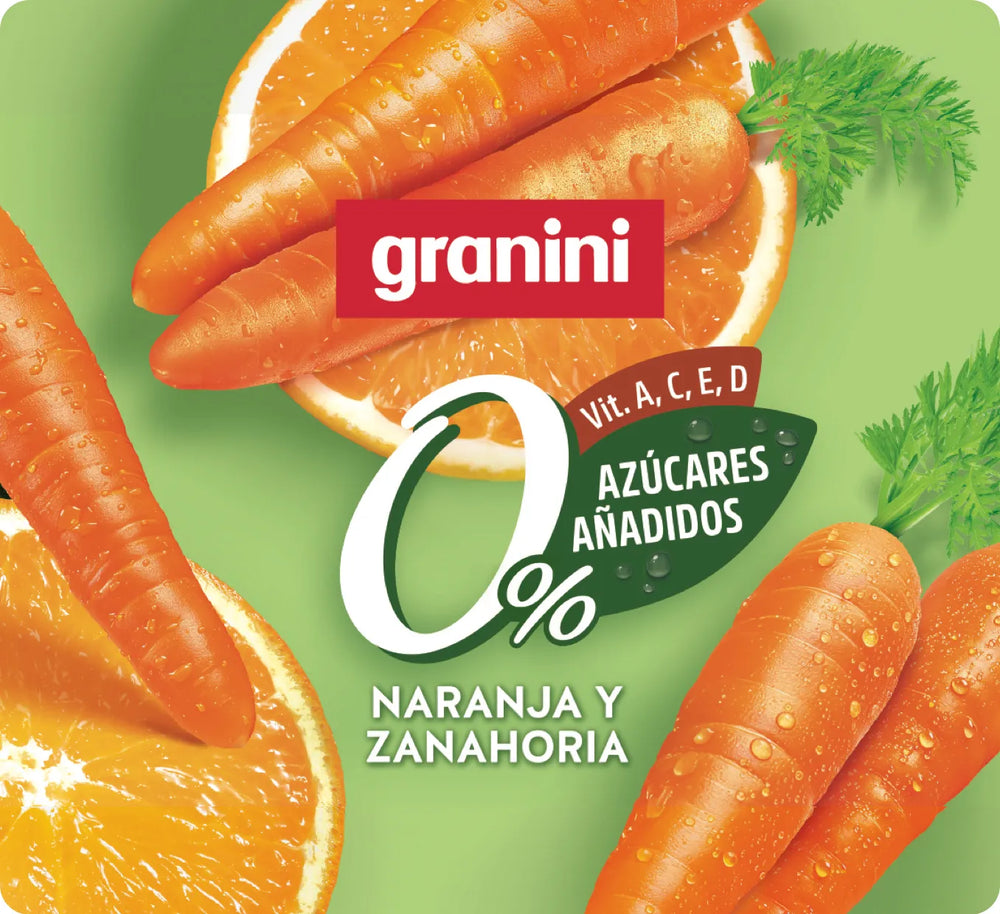
                  
                    Naranja y zanahoria - Clásicos 0% - Sin Azúcar - Pack 6 (6x1L)
                  
                